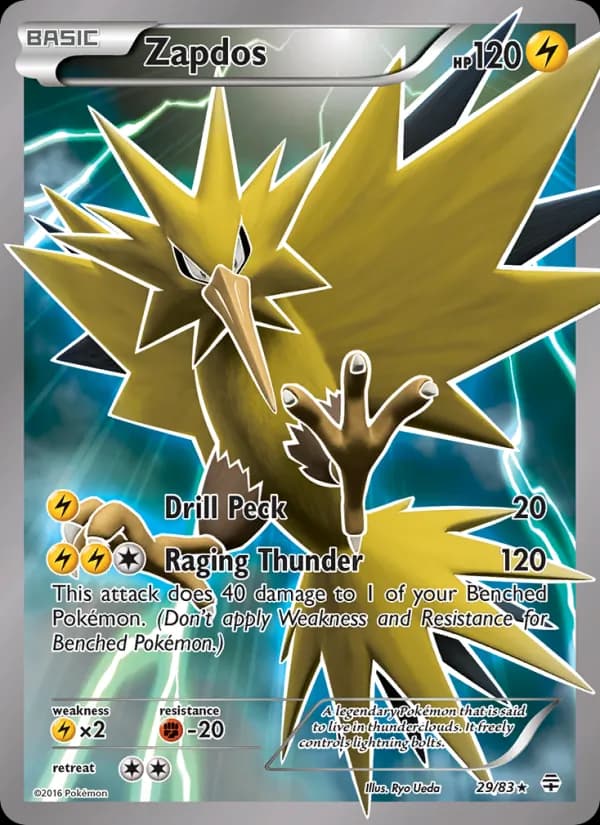 Zapdos — изображение карты