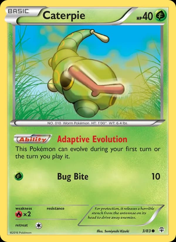 Caterpie — изображение карты