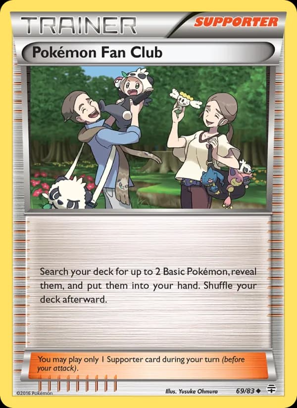 Pokémon Fan Club — изображение карты