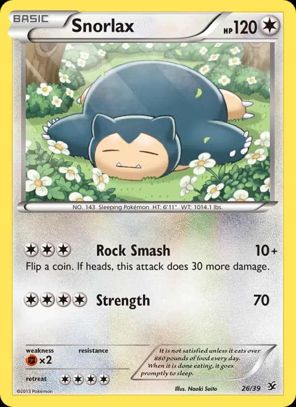 Snorlax — изображение карты