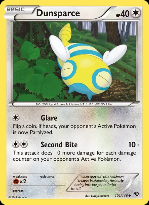 Dunsparce — изображение карты