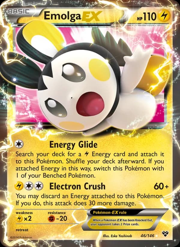 Emolga EX — изображение карты