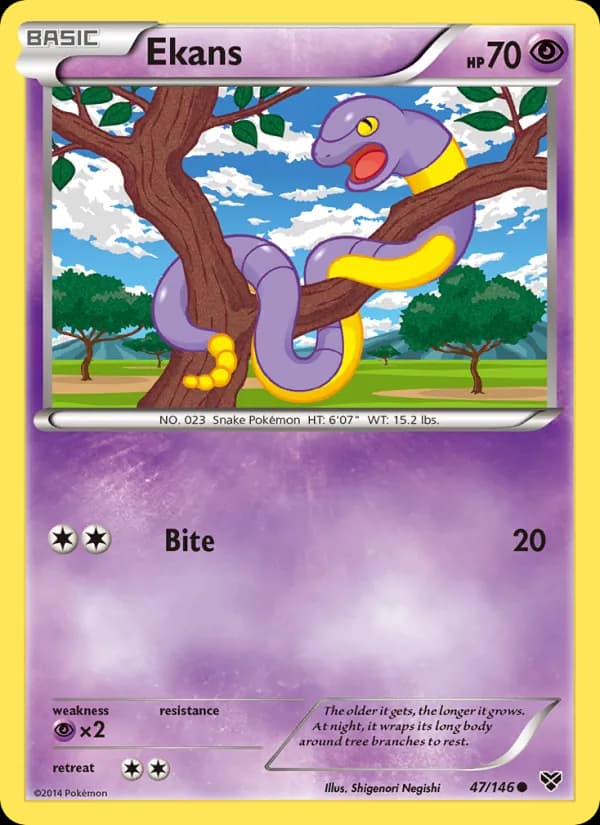 Ekans — изображение карты