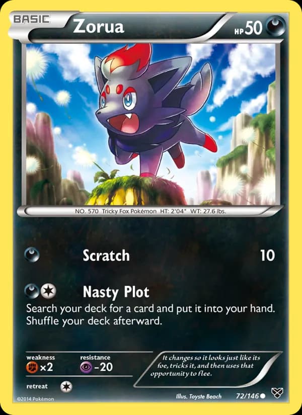 Zorua — изображение карты