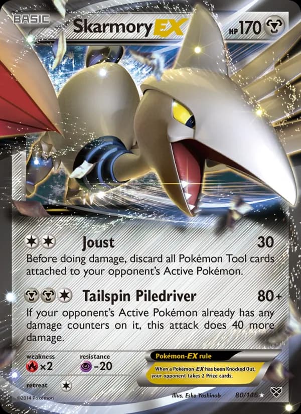 Skarmory EX — изображение карты