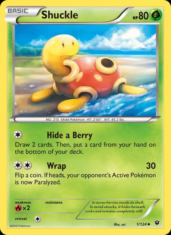 Shuckle — изображение карты