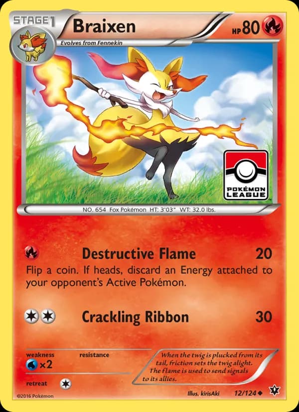 Braixen — изображение карты