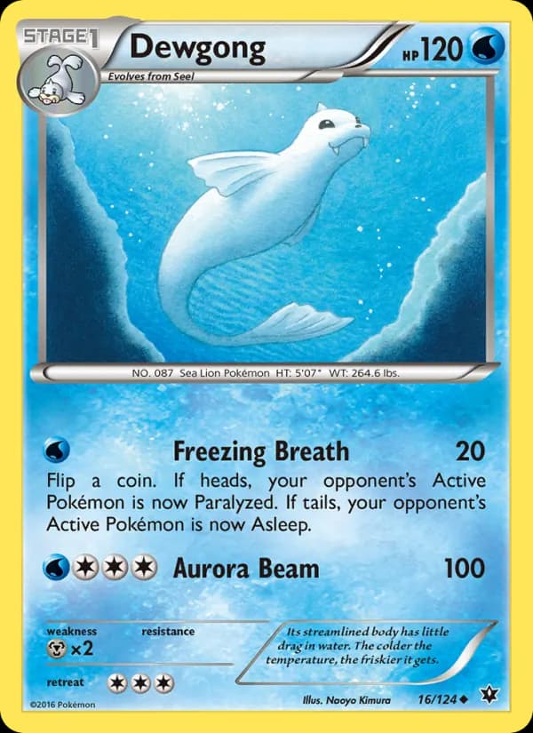 Dewgong — изображение карты