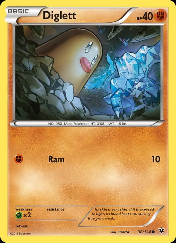 Diglett — изображение карты