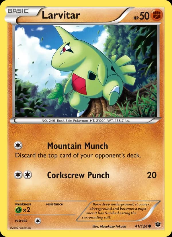 Larvitar — изображение карты