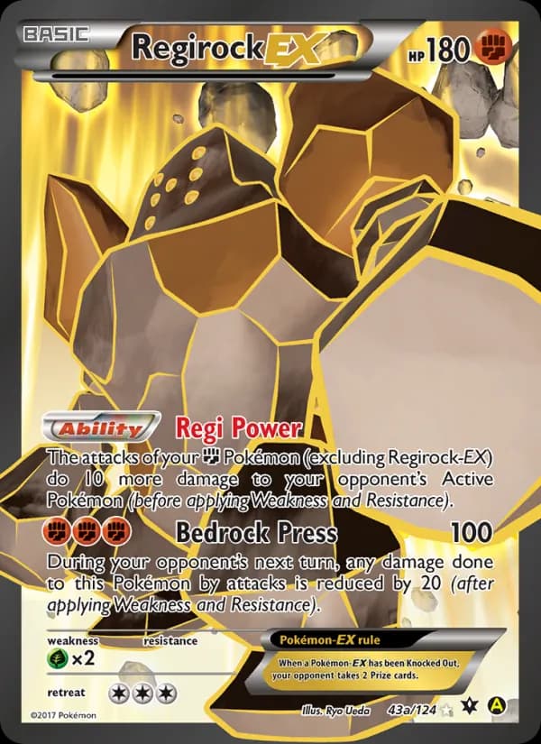 Regirock EX — изображение карты