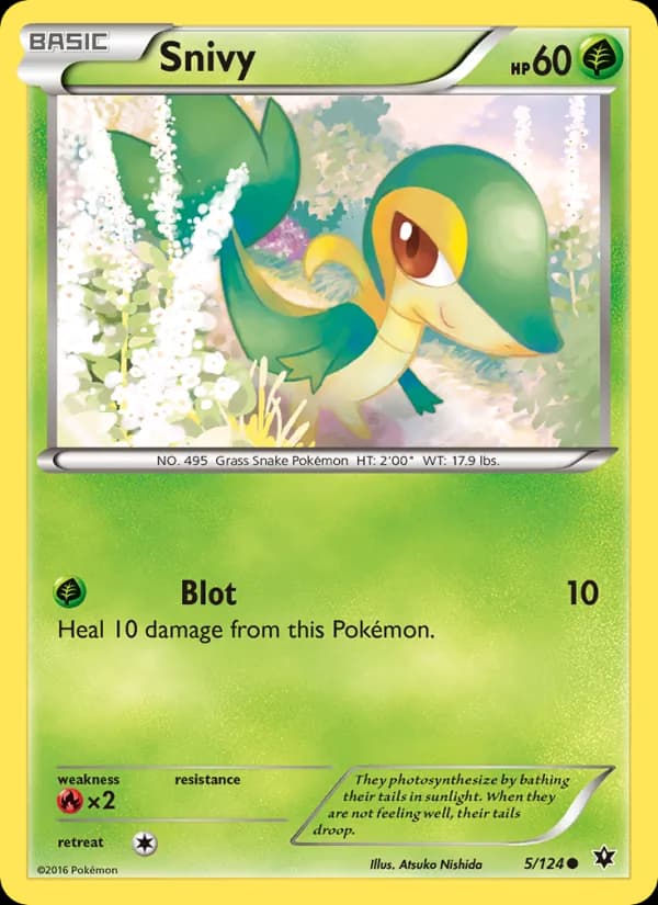 Snivy — изображение карты