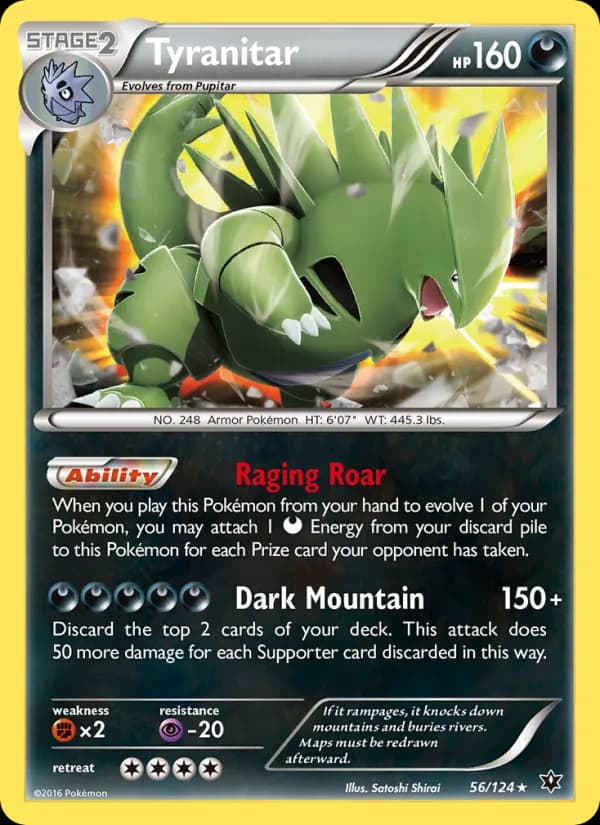 Tyranitar — изображение карты