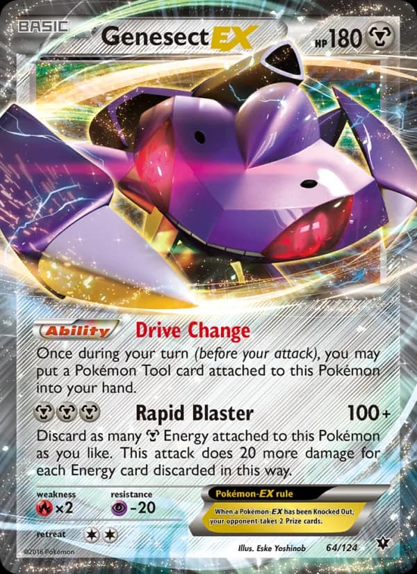 Genesect EX — изображение карты