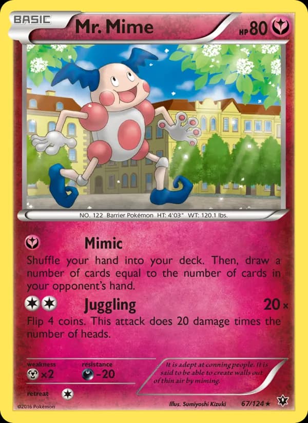 Mr. Mime — изображение карты