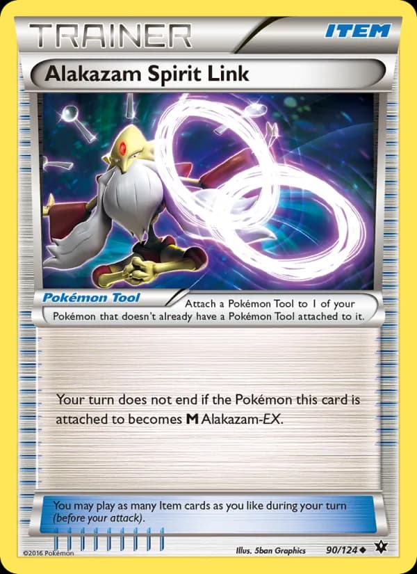 Alakazam Spirit Link — изображение карты
