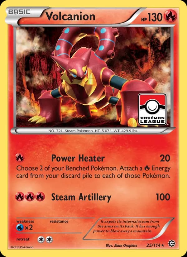 Volcanion — изображение карты