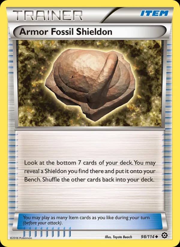 Armor Fossil Shieldon — изображение карты