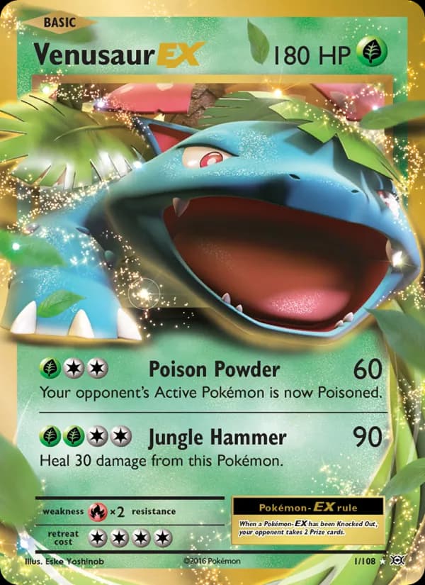 Venusaur EX — изображение карты