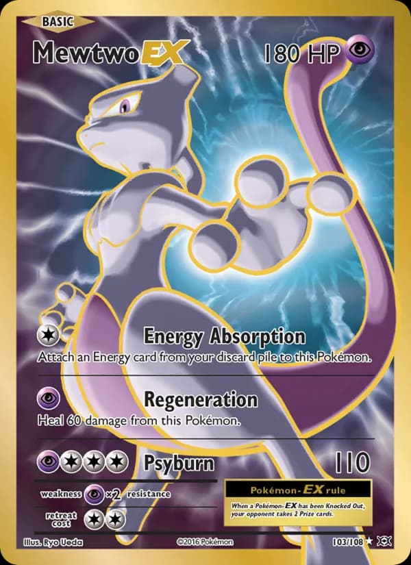 Mewtwo EX — изображение карты
