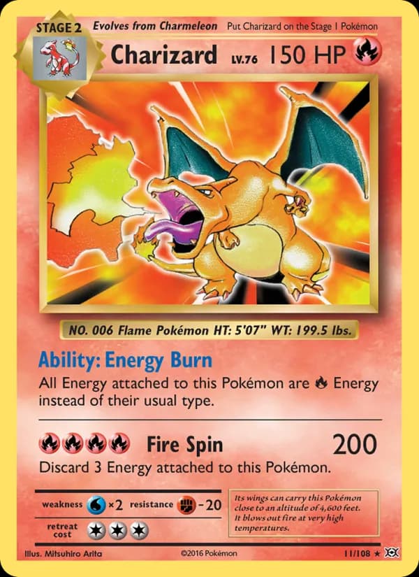 Charizard — изображение карты