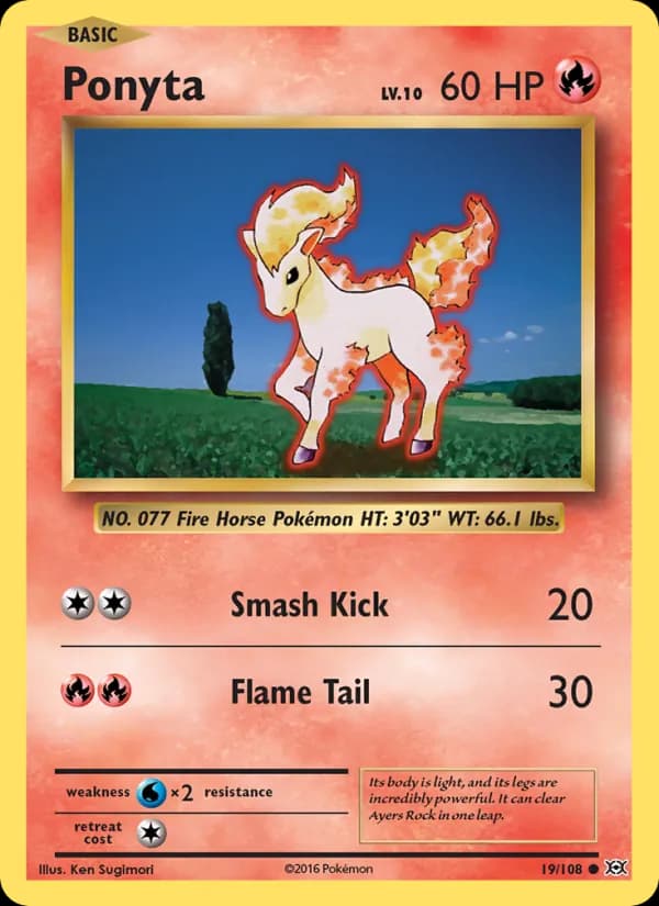 Ponyta — изображение карты