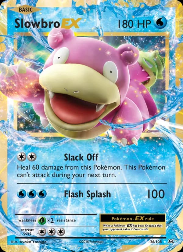 Slowbro EX — изображение карты