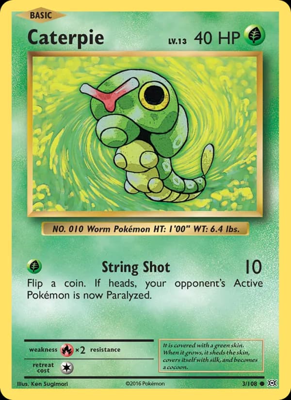 Caterpie — изображение карты