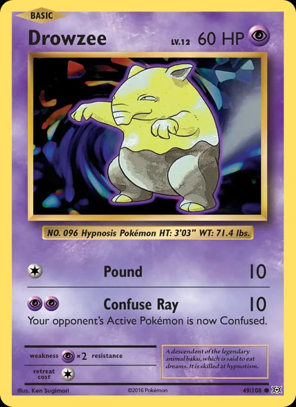 Drowzee — изображение карты