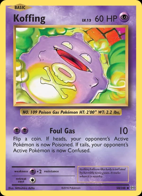Koffing — изображение карты