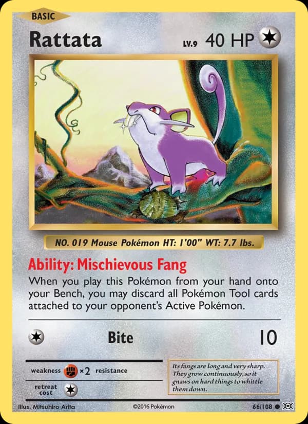 Rattata — изображение карты