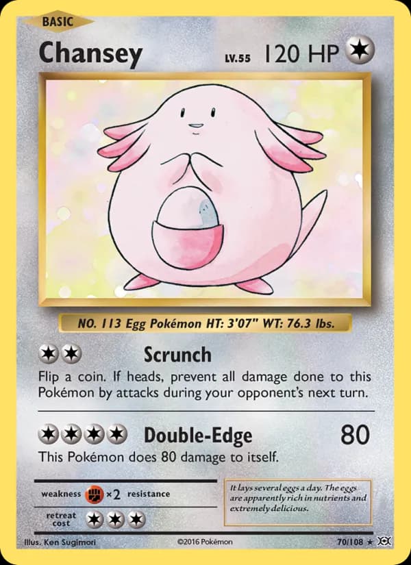 Chansey — изображение карты