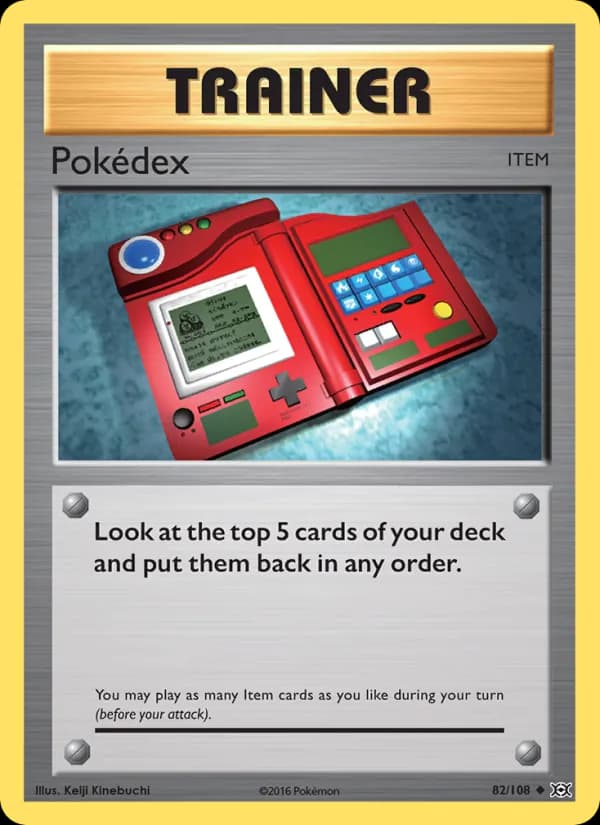 Pokédex — изображение карты