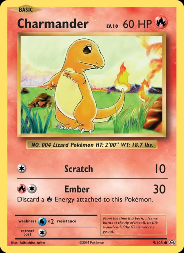Charmander — изображение карты