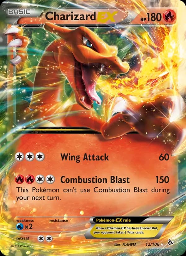 Charizard EX — изображение карты