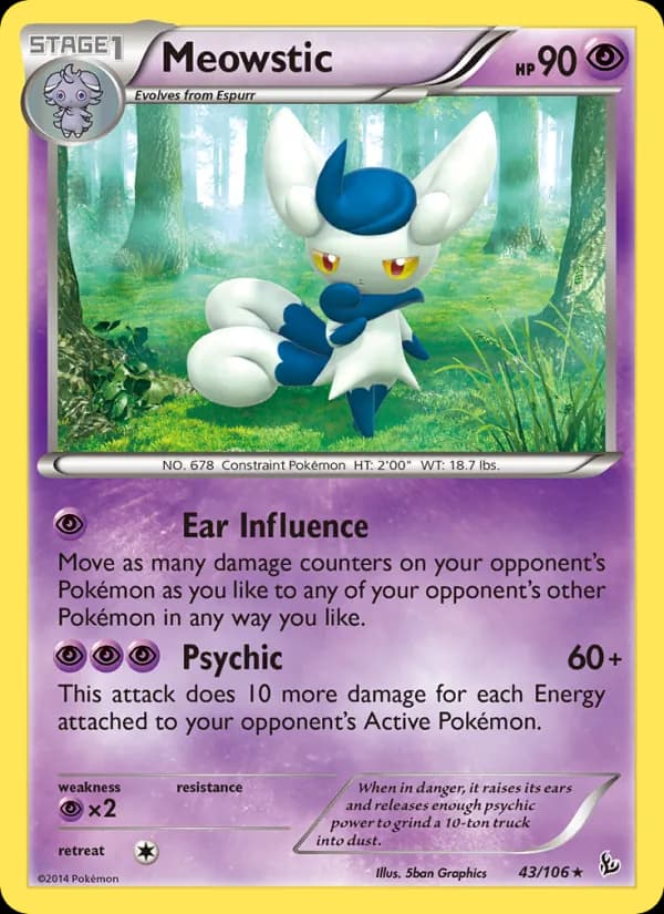 Meowstic — изображение карты