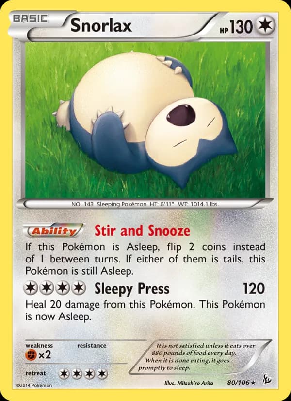 Snorlax — изображение карты