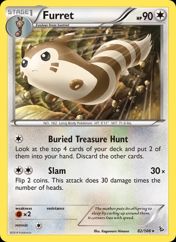 Furret — изображение карты