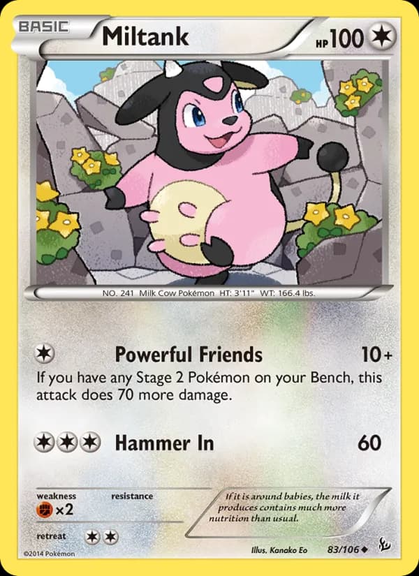 Miltank — изображение карты