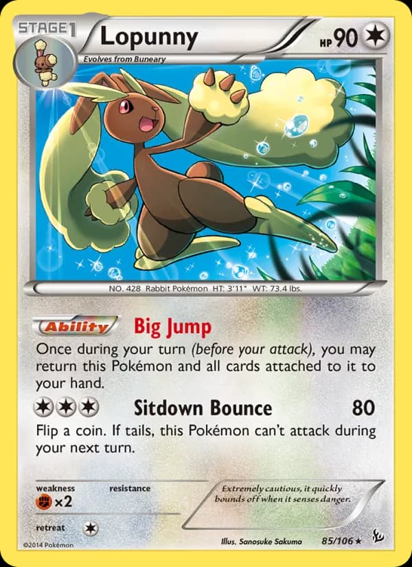Lopunny — изображение карты