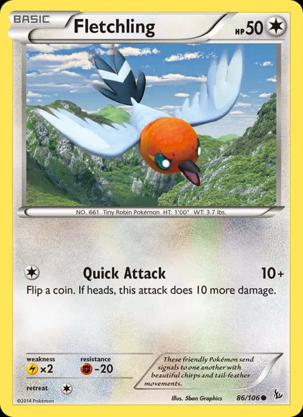 Fletchling — изображение карты