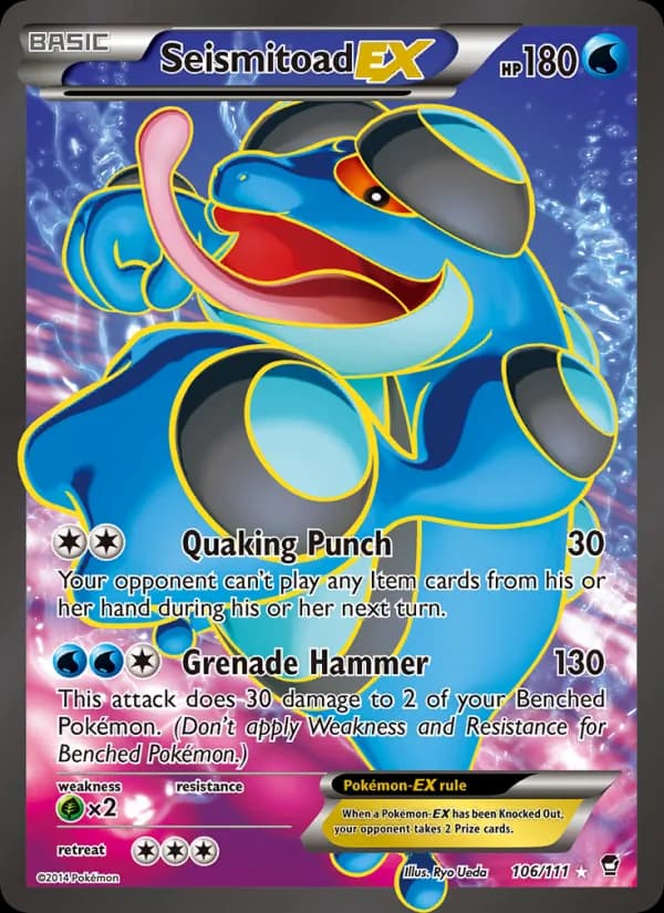 Seismitoad EX — изображение карты
