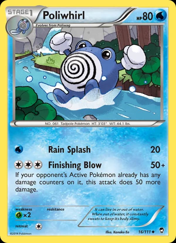 Poliwhirl — изображение карты