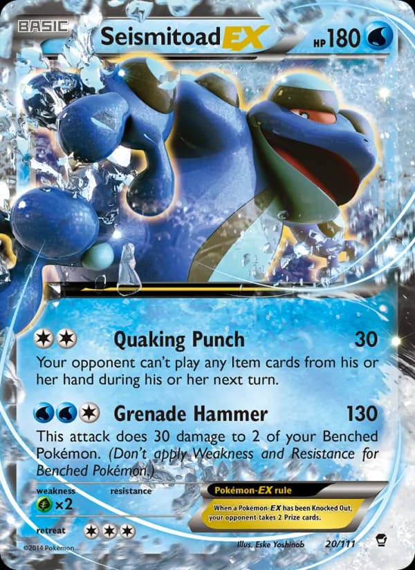 Seismitoad EX — изображение карты