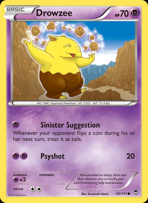 Drowzee — изображение карты