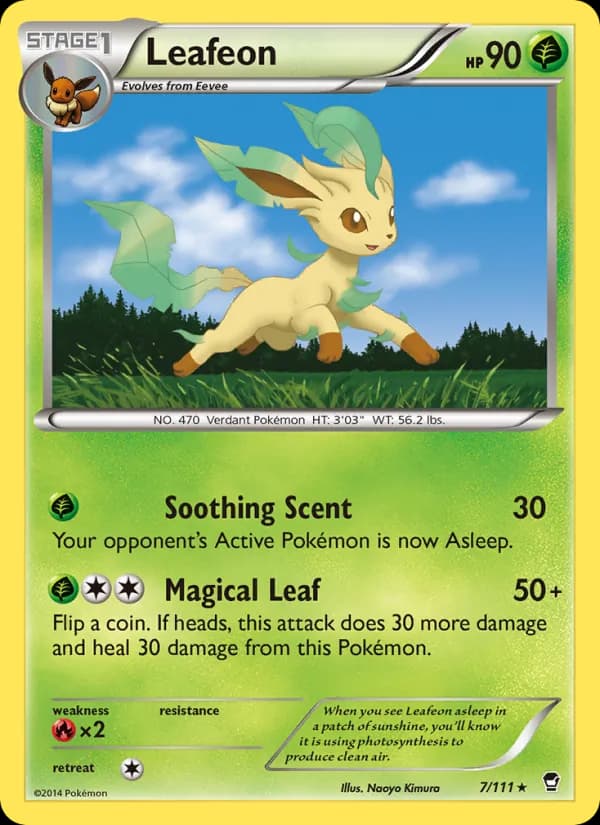 Leafeon — изображение карты