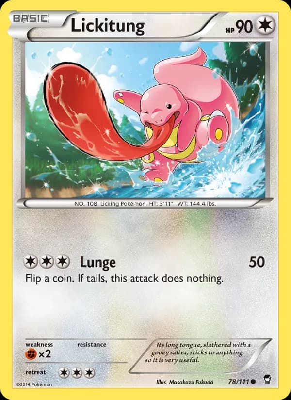 Lickitung — изображение карты
