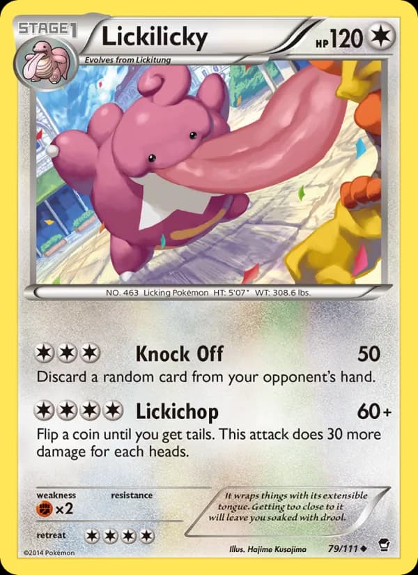 Lickilicky — изображение карты