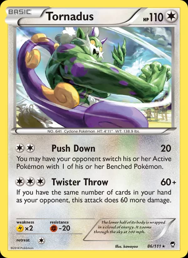 Tornadus — изображение карты