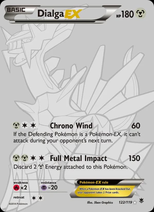 Dialga EX — изображение карты